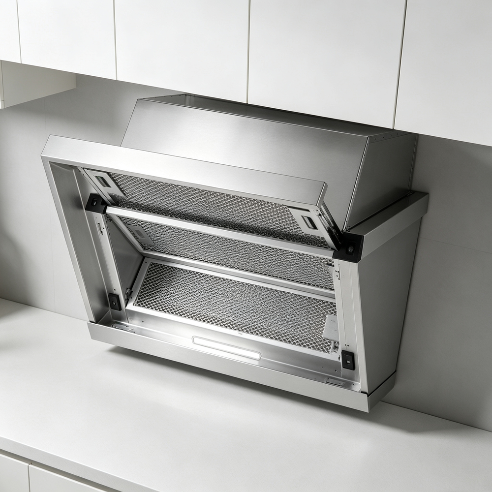 Sleek Range Hood for Kitchen
